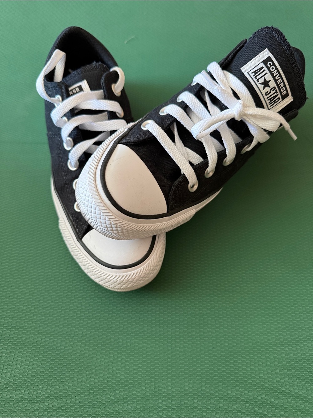 Converse Black and White Low Top Sneakers